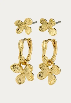 Ajani Earrings 2-in-1 Set, Gol