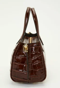 Ancona Glossy Croco Bag