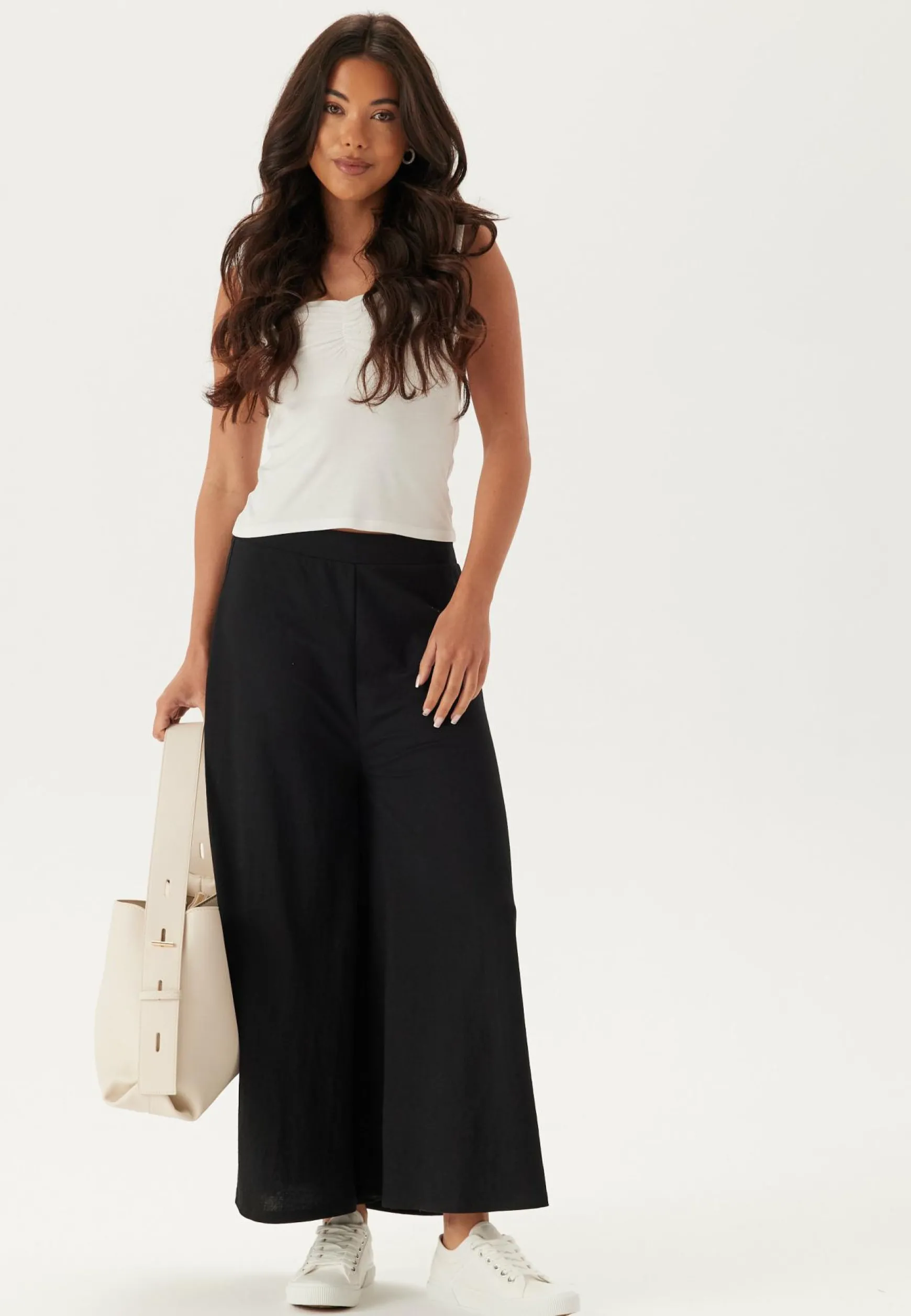 Ankle Soft Wide Leg Pants