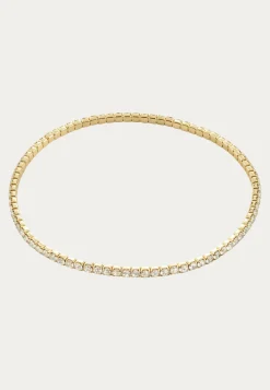 Arash Crystal Bracelet Gold-pl