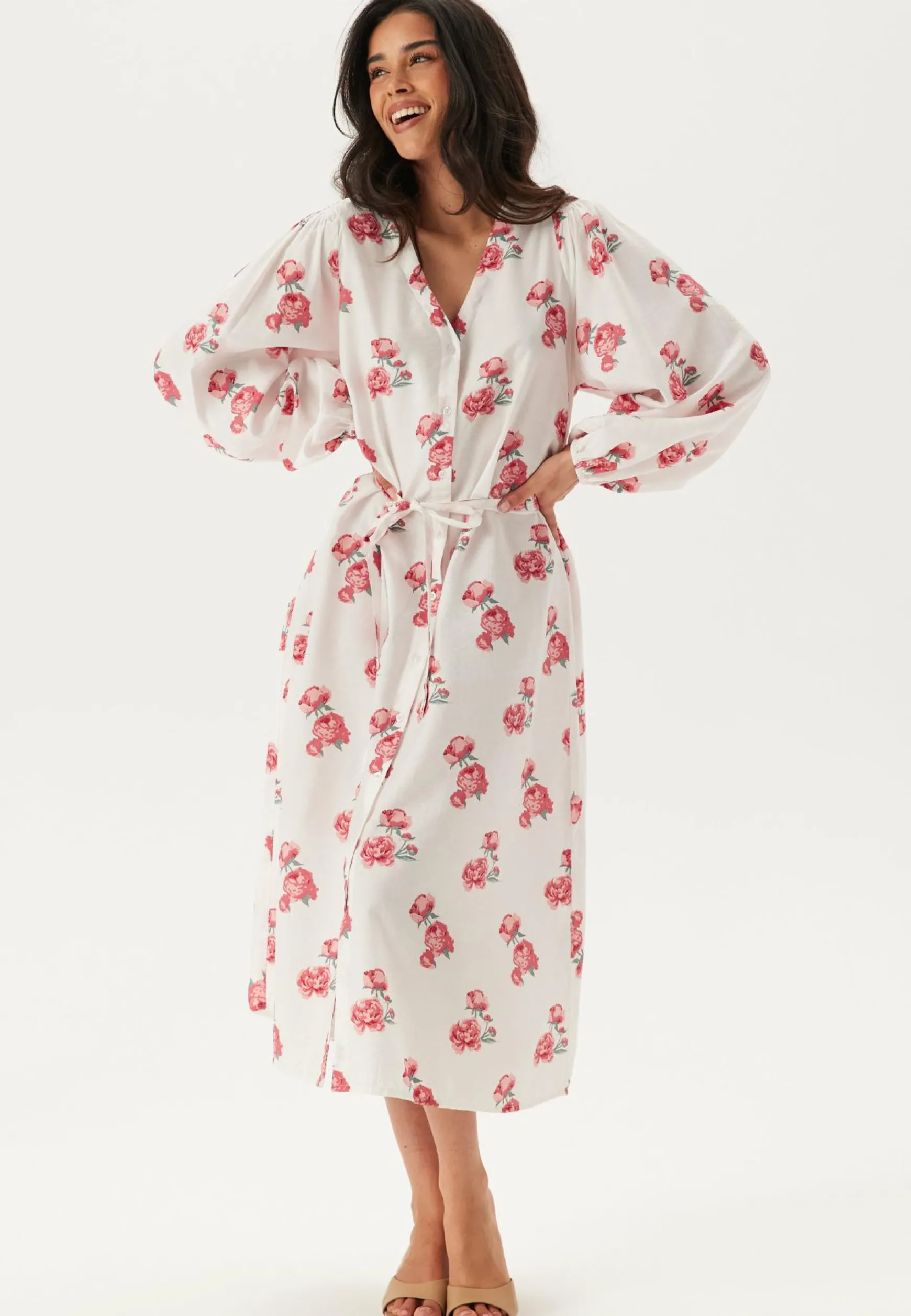 Balloon Sleeve Dress
