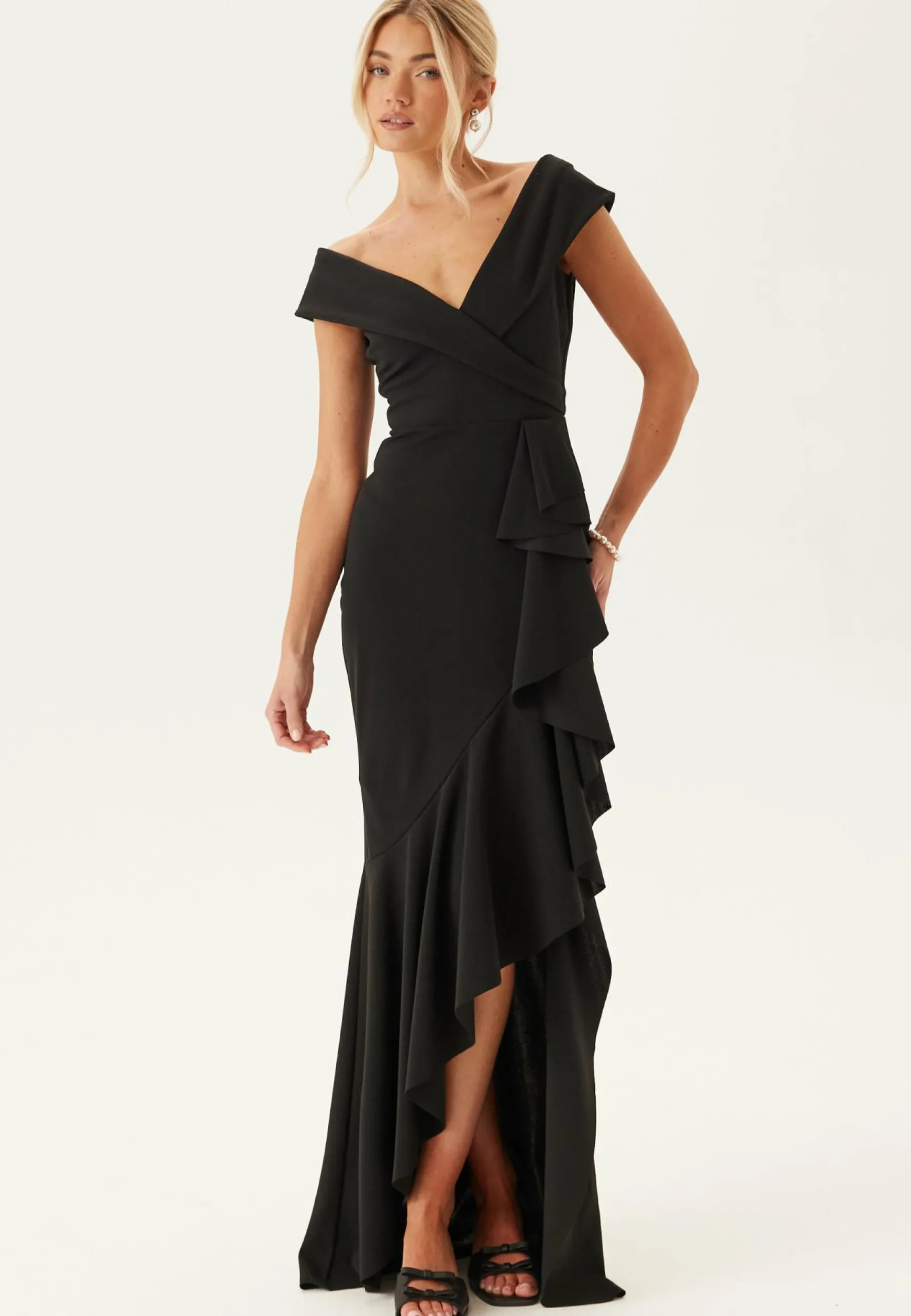 Bardot Frill Maxi Dress
