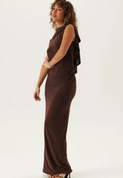 Cape Soft Maxi Dress