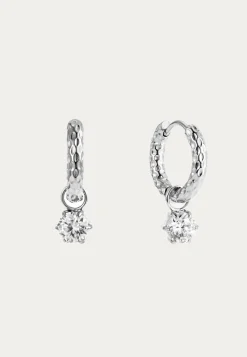 Como Hoop Earring Crystal