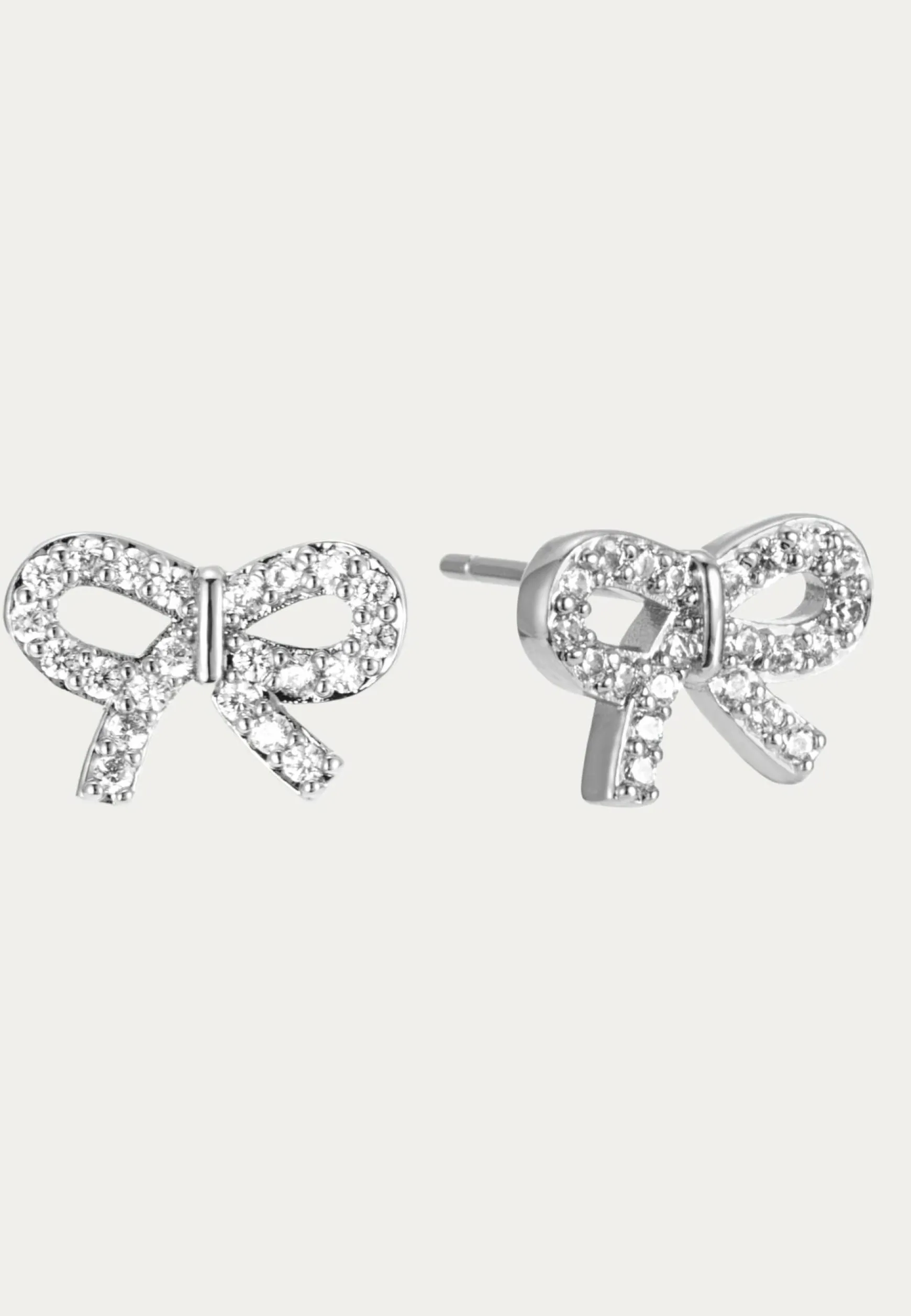 Crystal Bow Earring