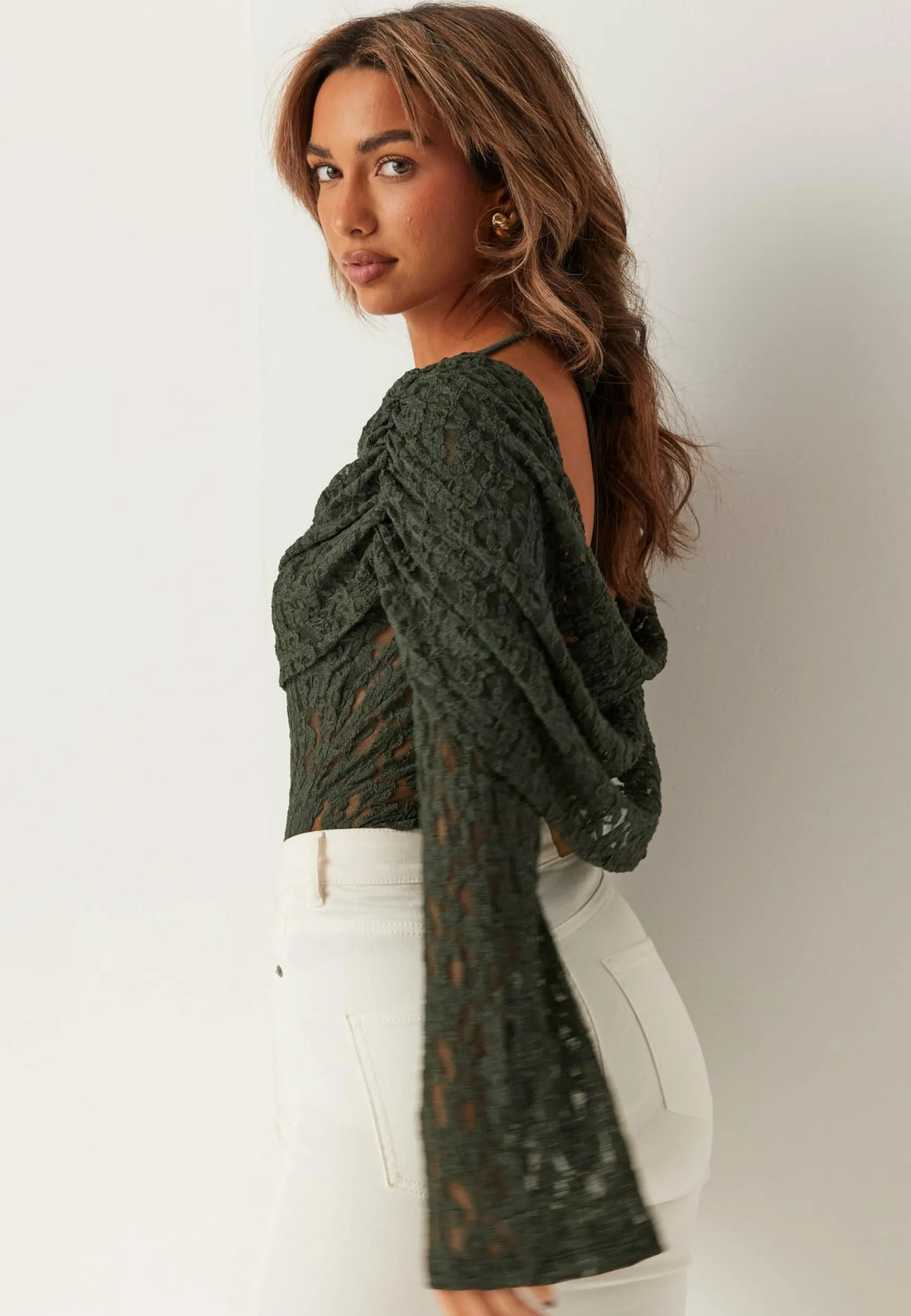 Drapy Lace Top
