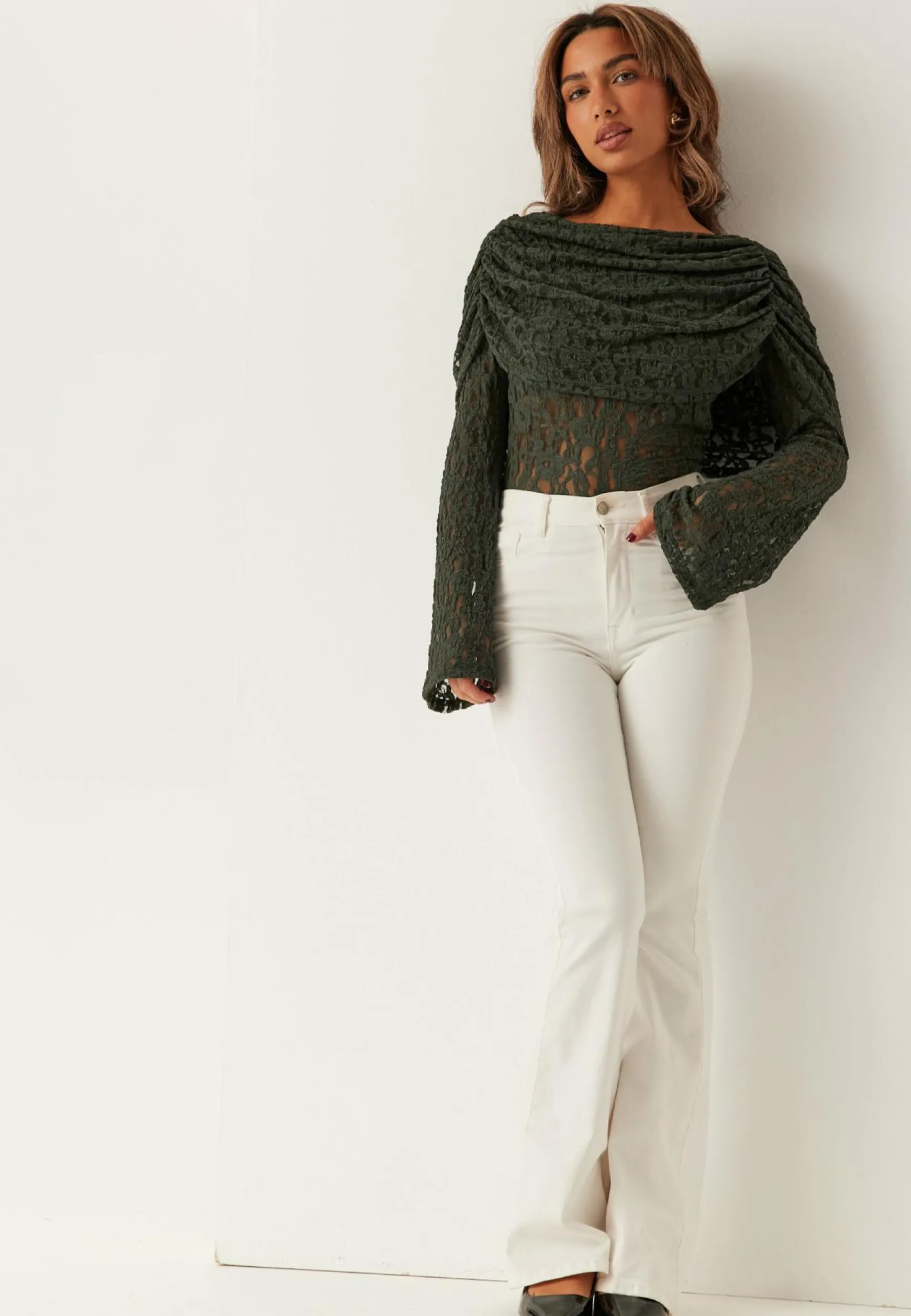 Drapy Lace Top