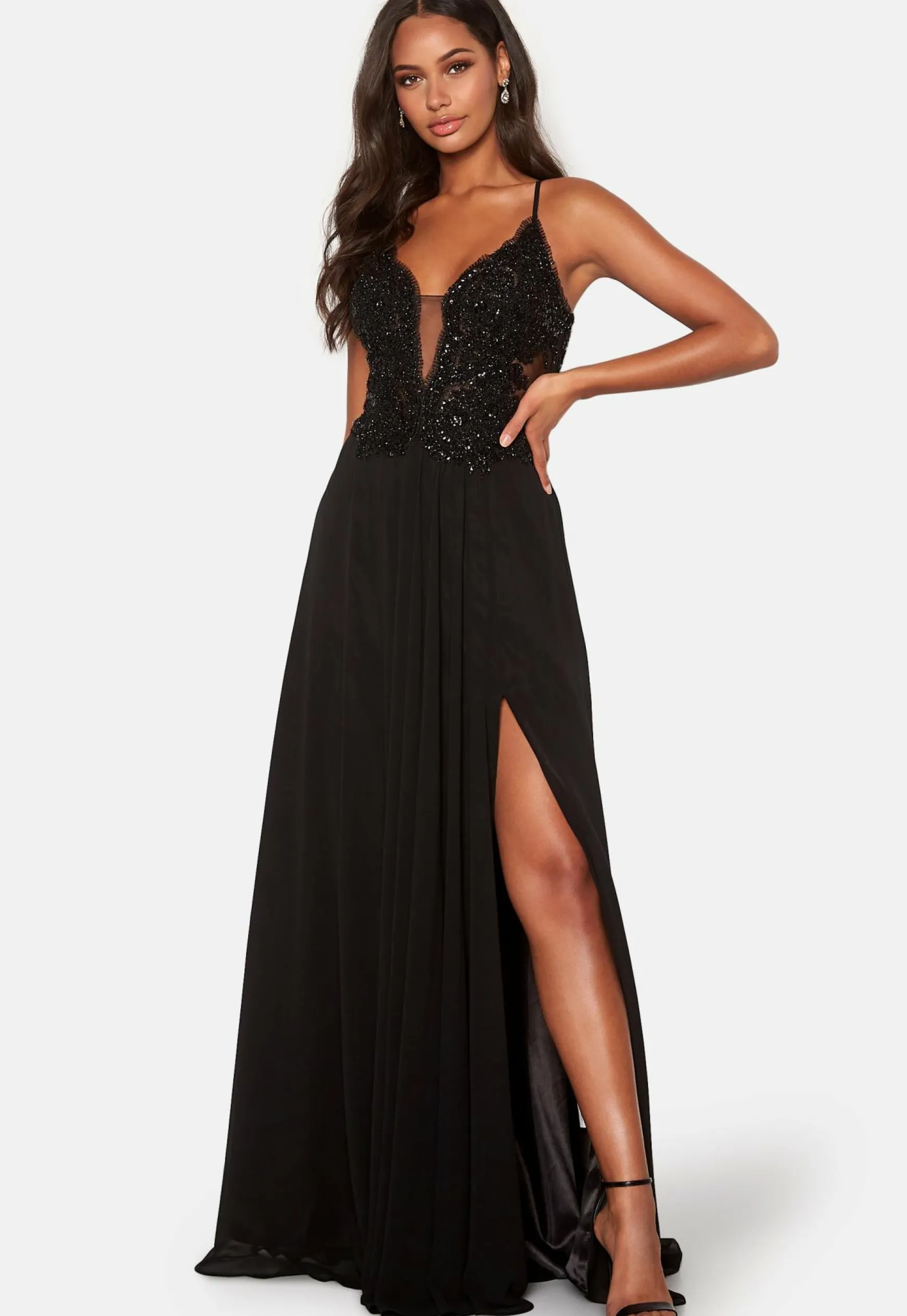 Embellished Prom Dress