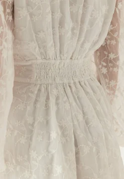 Embroidered Short Dress