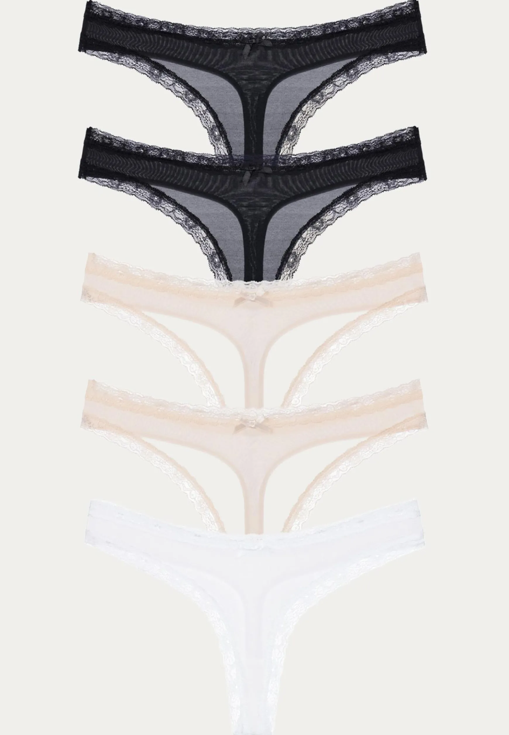 Essential Microfibre Thong 5-pack