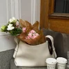 Faux Leather Tote Bag