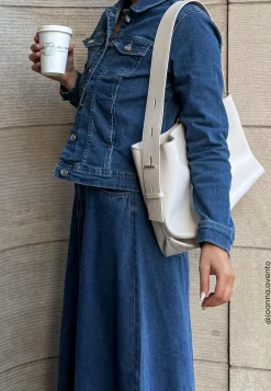 Faux Leather Tote Bag