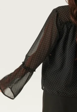 Flounce Sleeve Blouse