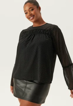Flounce Sleeve Blouse