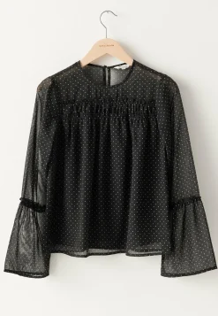 Flounce Sleeve Blouse