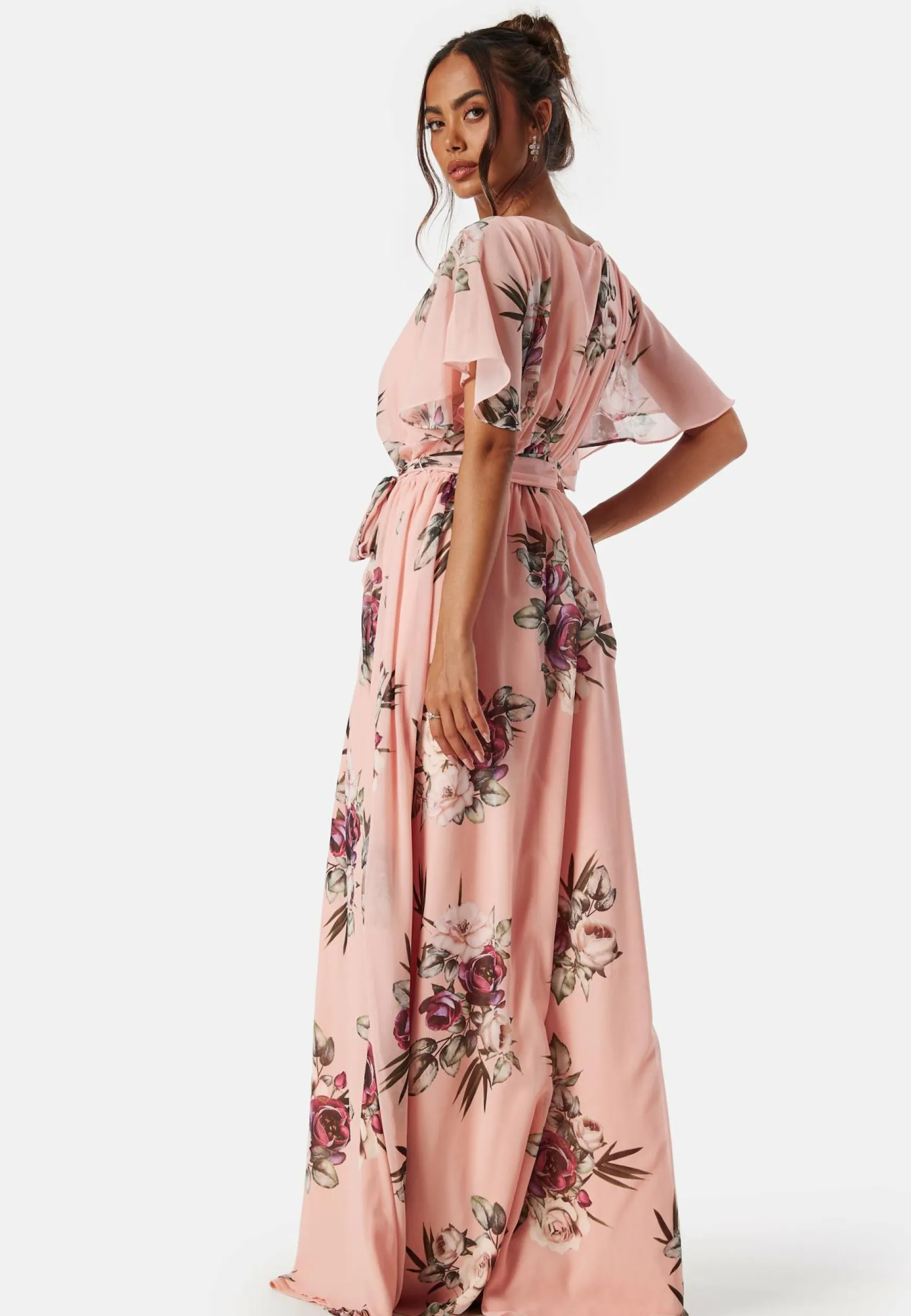 Flutter Floral Maxi Dress