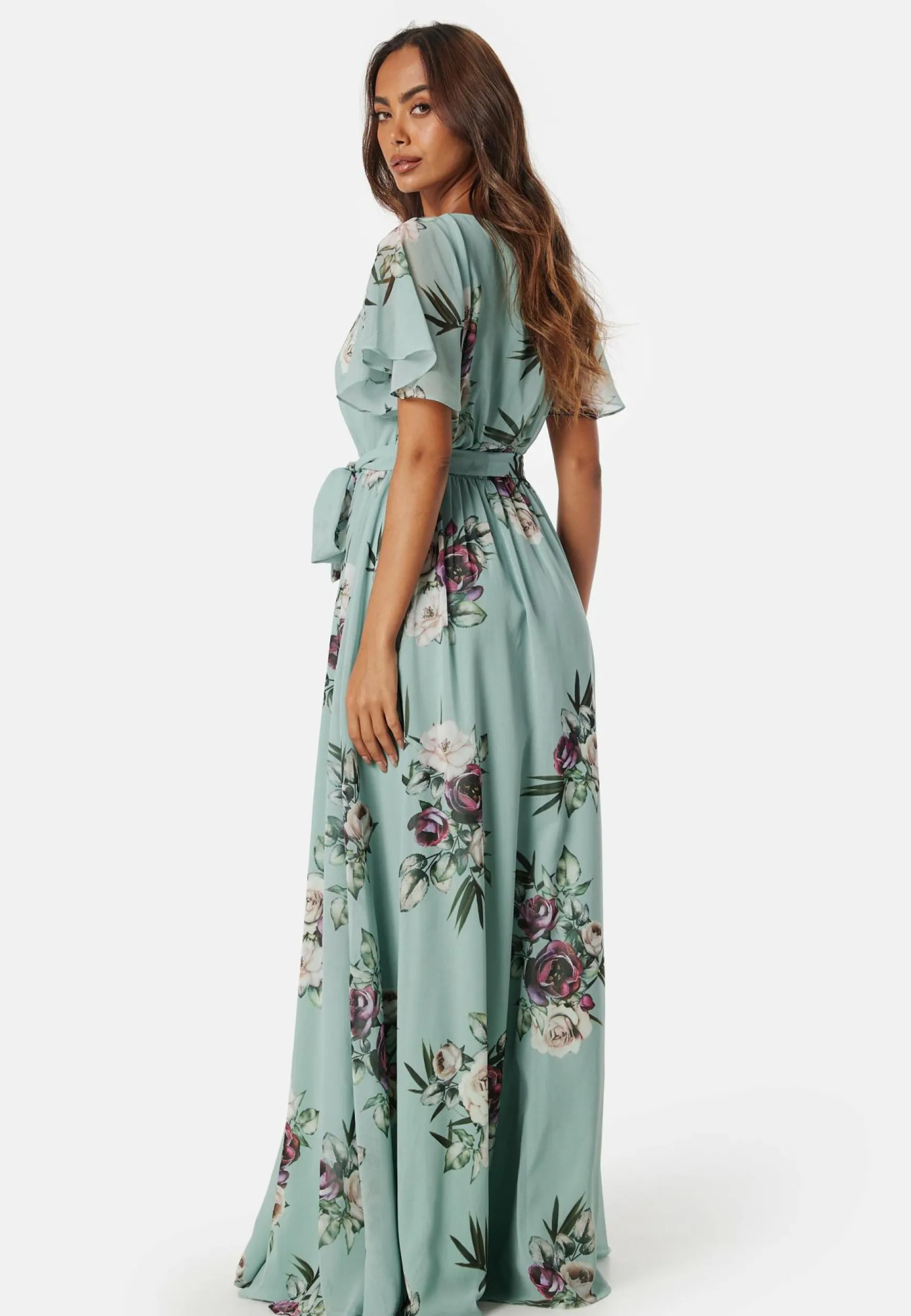 Flutter Floral Maxi Dress
