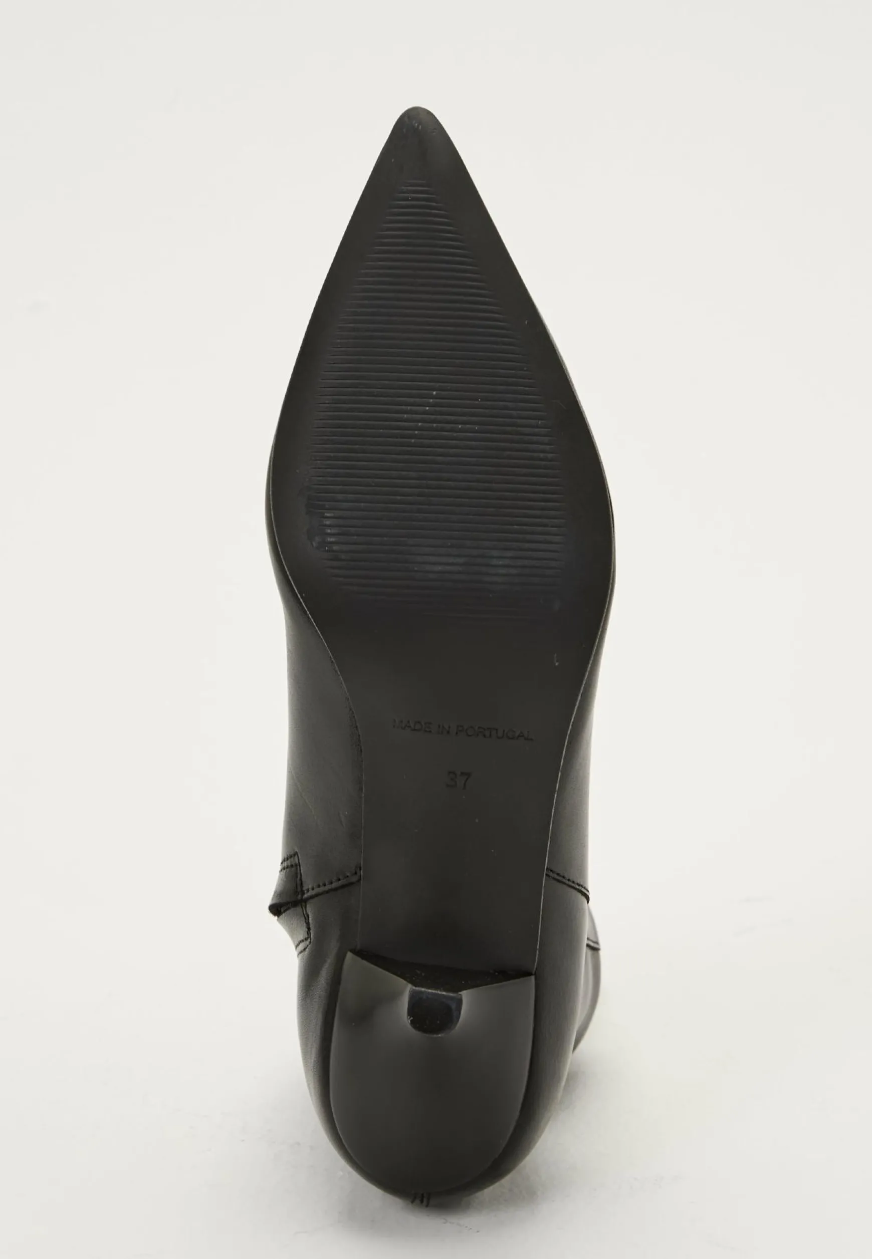 Heeled Leather Ankle Boot