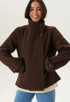 High Neck Short Coat