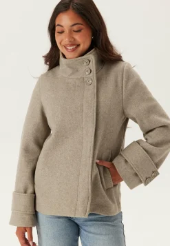 High Neck Short Coat