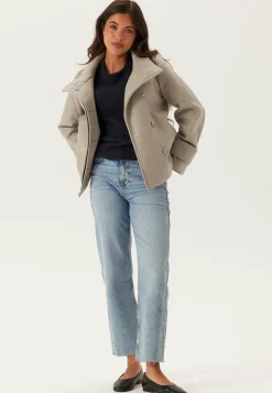 High Neck Short Coat
