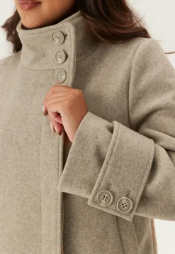 High Neck Short Coat