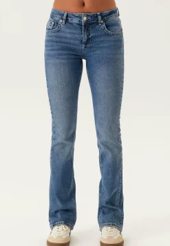 Low Bootcut Flap Jeans