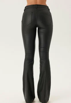 Low Waist Push-up Coated Jeans