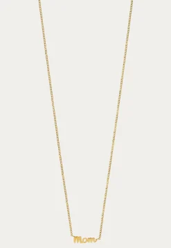 Mom Necklace Gold-plated