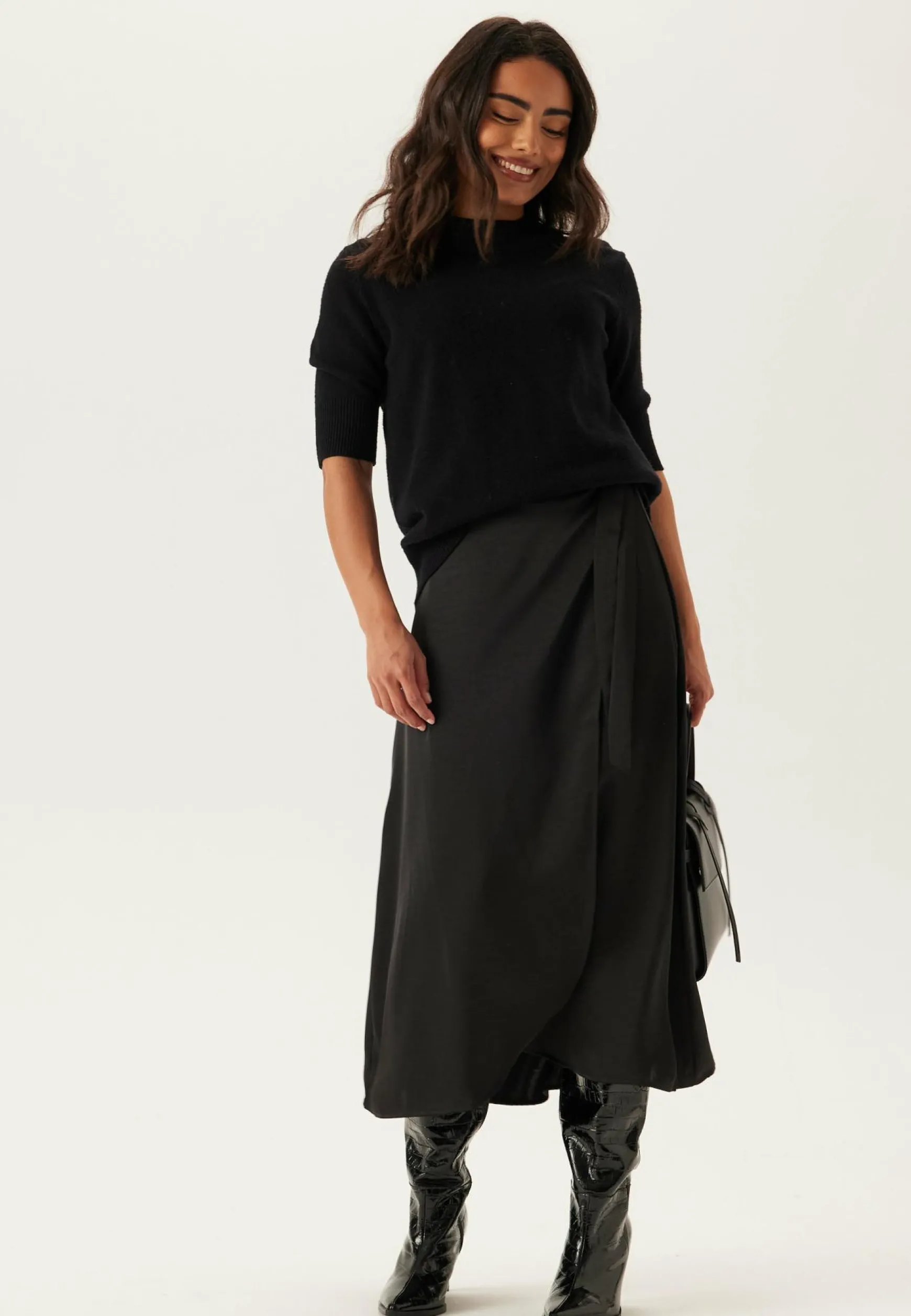 Objchilli Midi Wrap Skirt