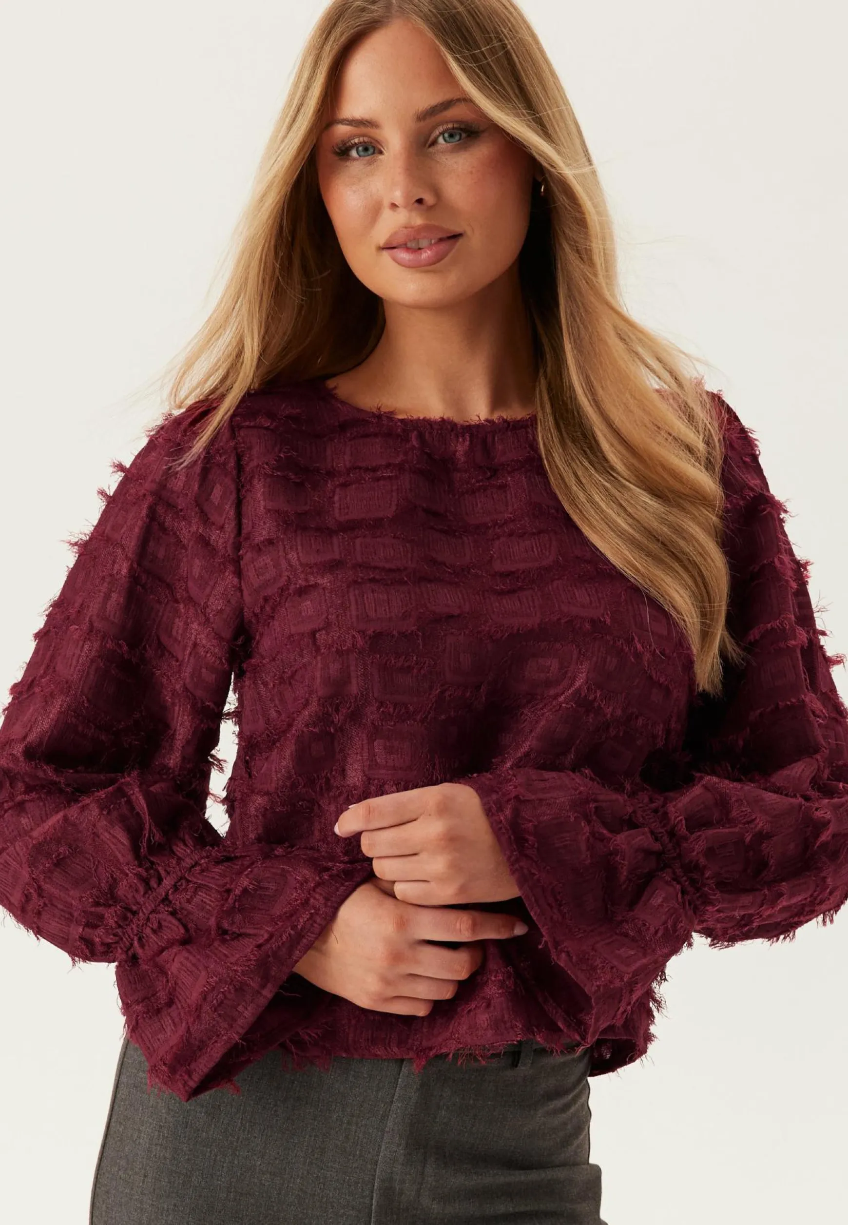 Objdaria Re L/S O-NECK TOP O-