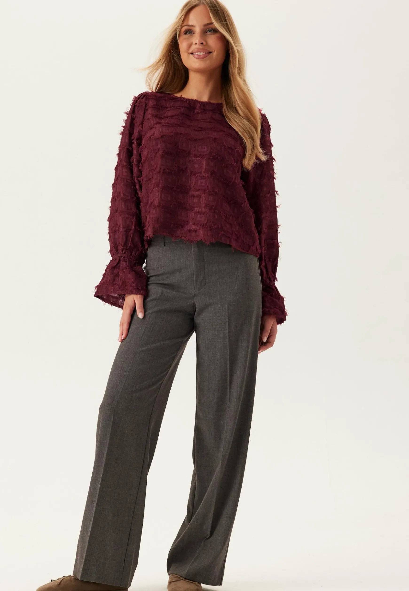 Objdaria Re L/S O-NECK TOP O-