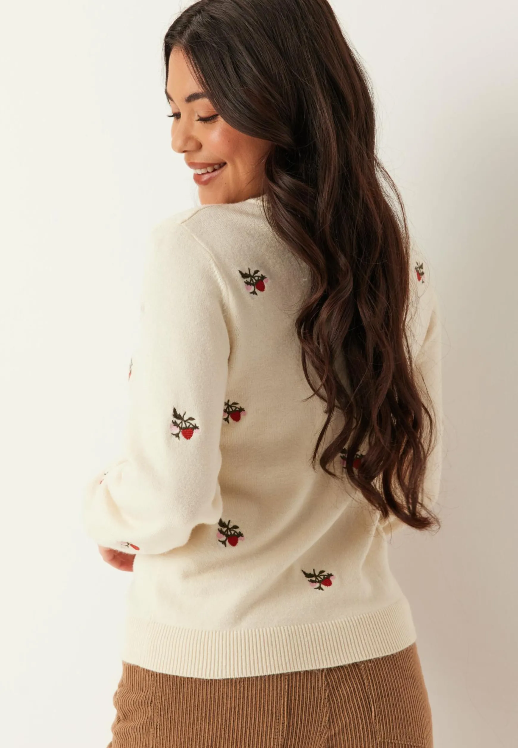 Objebba Thess L/S RE KNIT CARDIGAN