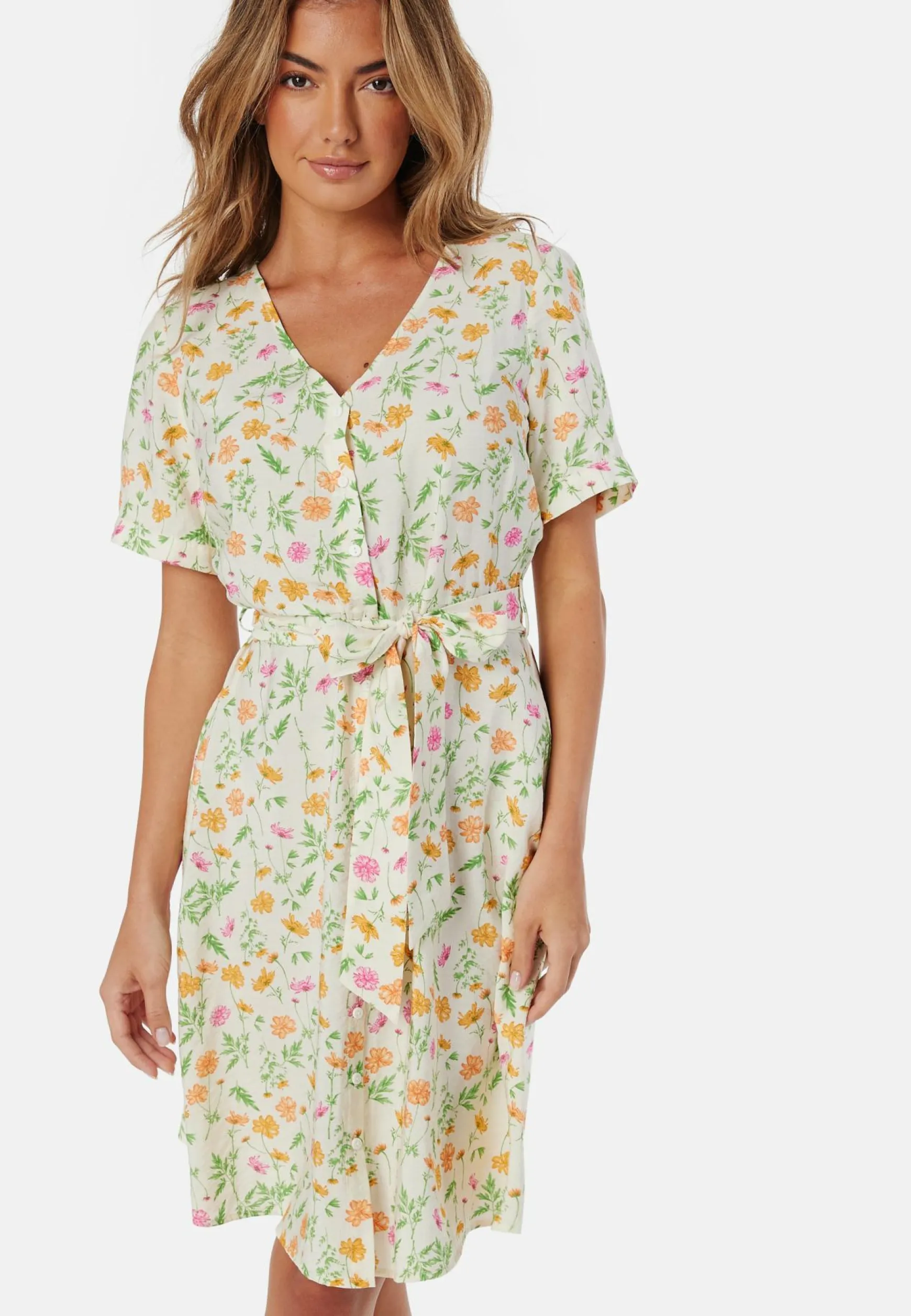 Objlorena New S/S SHORT DRESS