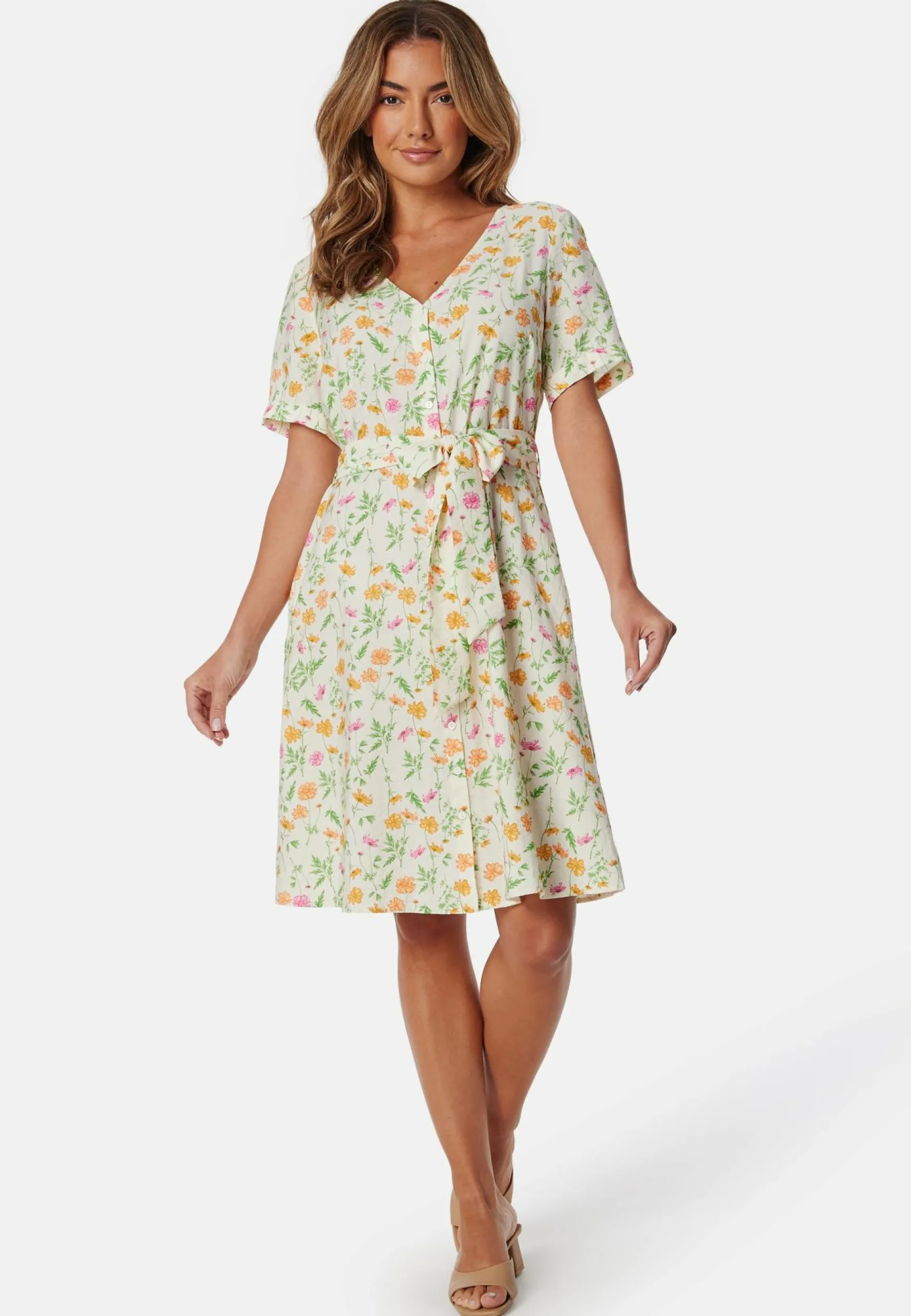 Objlorena New S/S SHORT DRESS