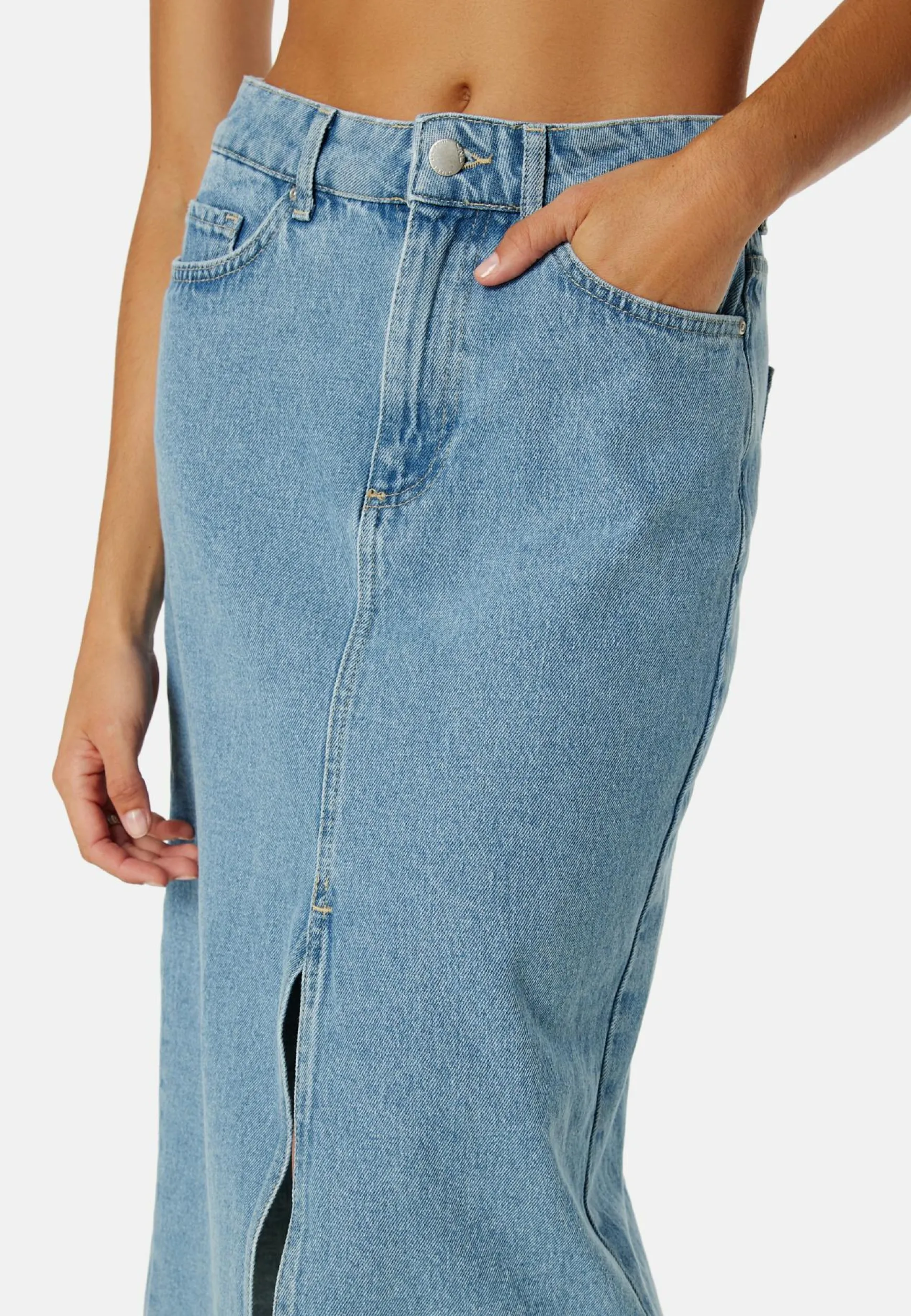 Onlbianca Midi Skirt Denim