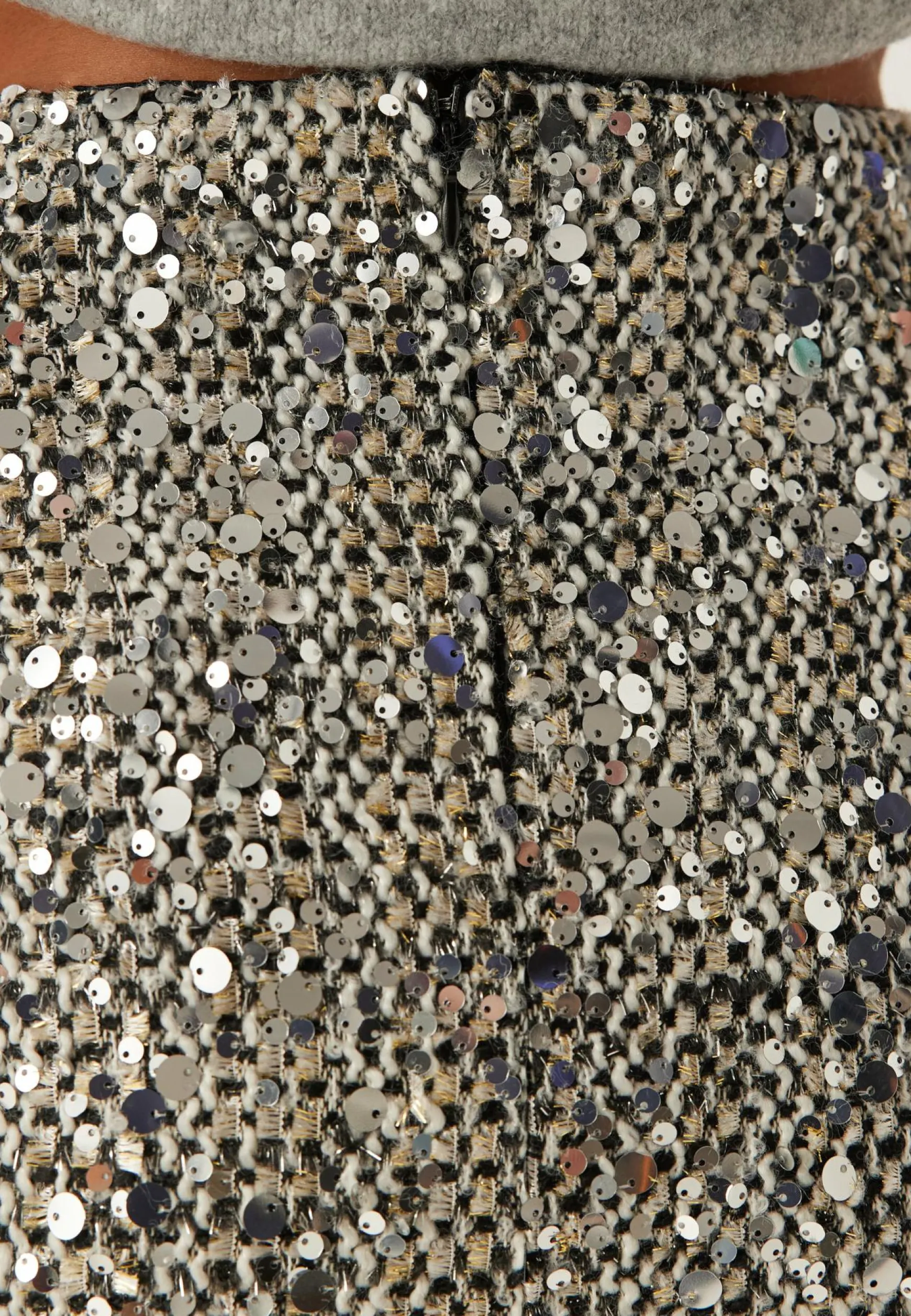 Onlglamour Mw Boucle Sequin Skirt