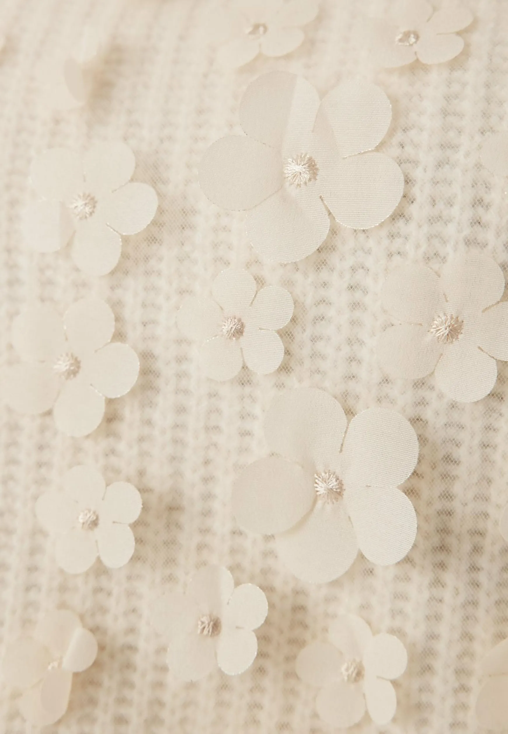 Onlhua Life Ls Flower Detail O-neck Knit