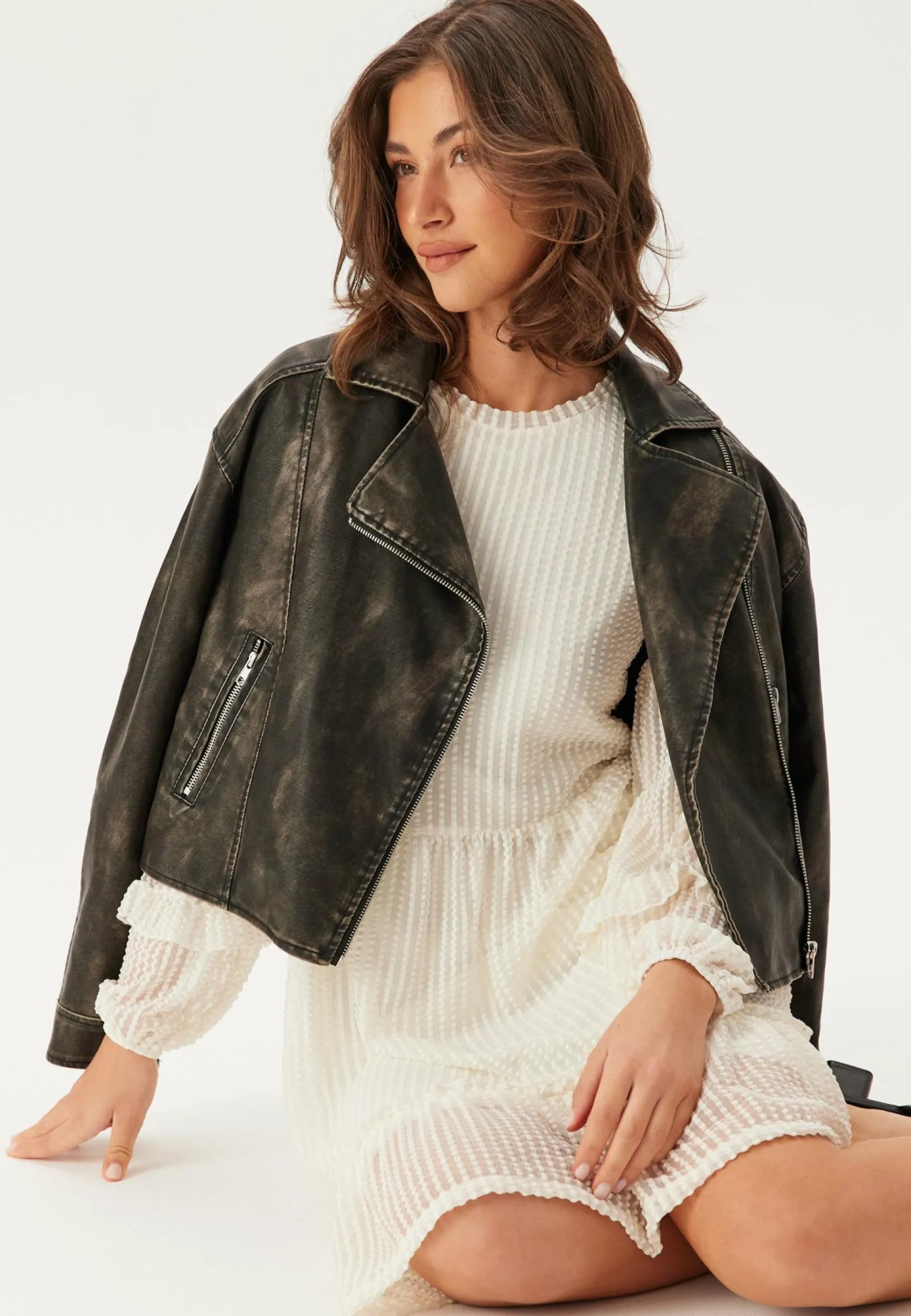 Onlnaja L/S Baloon Dress