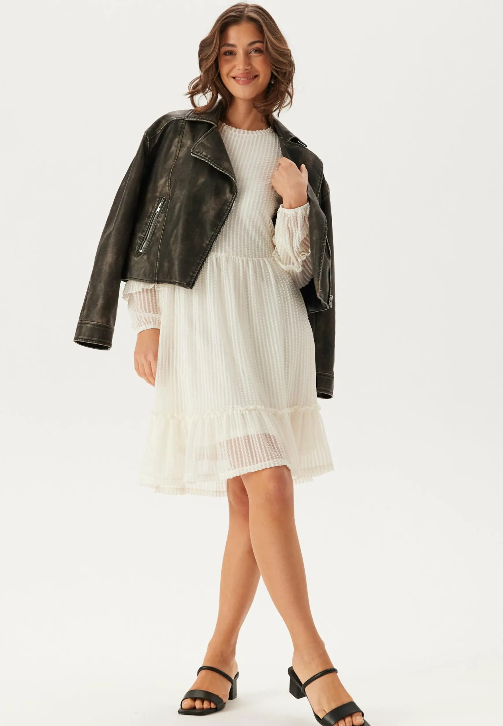 Onlnaja L/S Baloon Dress