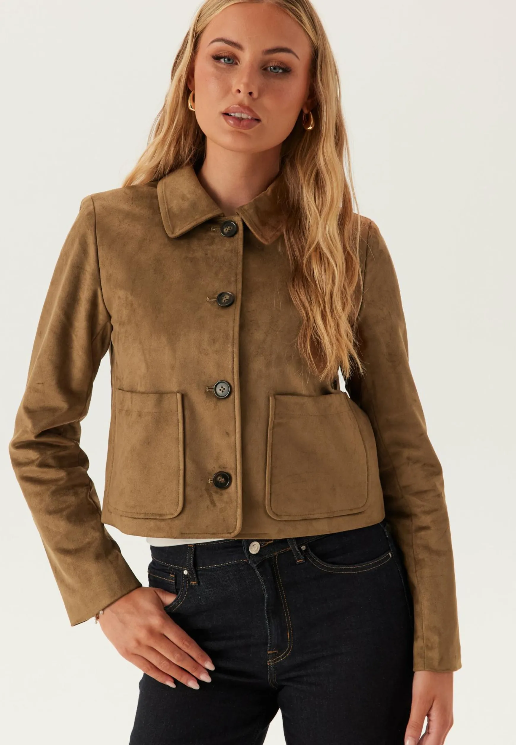 Onltulip Life Faux Suede Jacke
