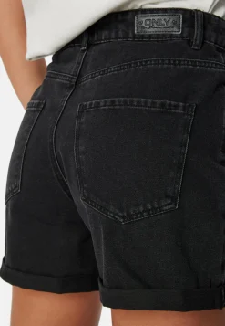 Onlvega HW Mom Dnm Shorts