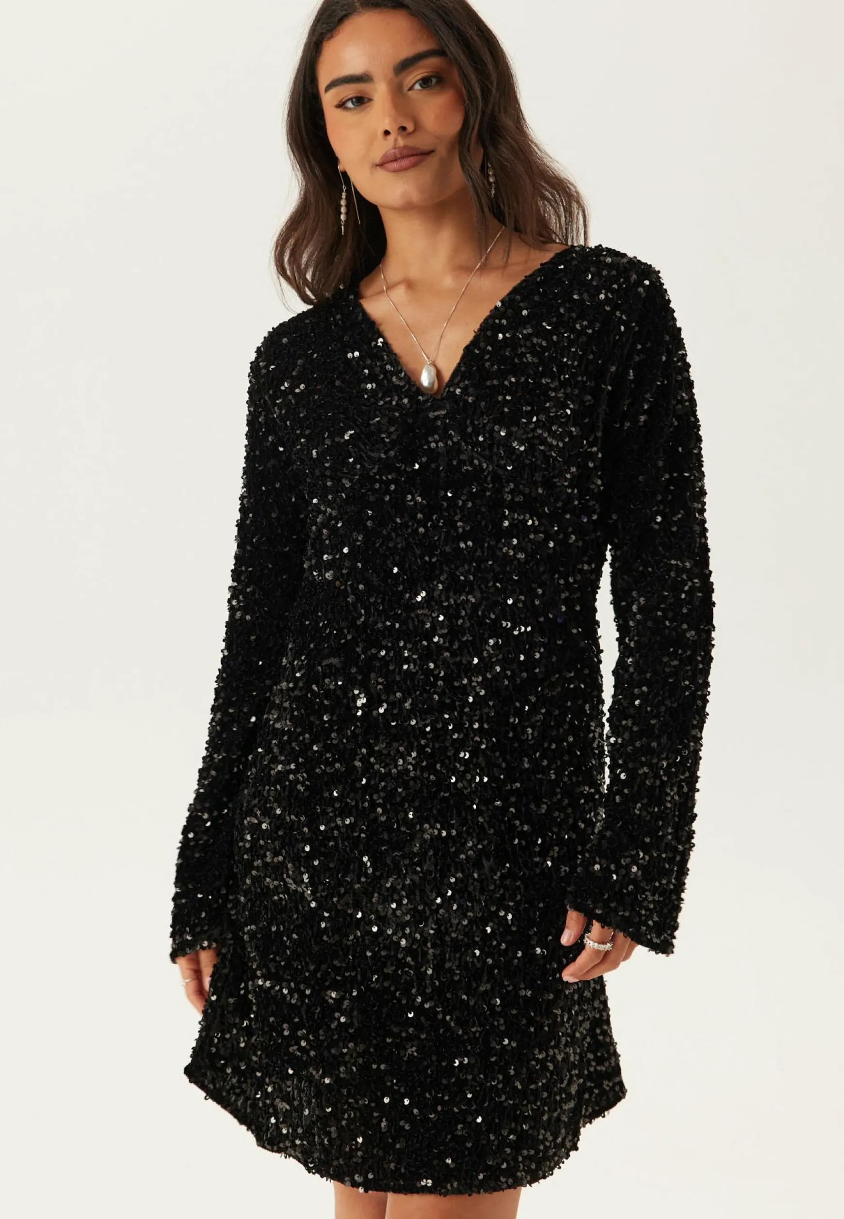 Pckam Ls V-neck New Dress Jrs
