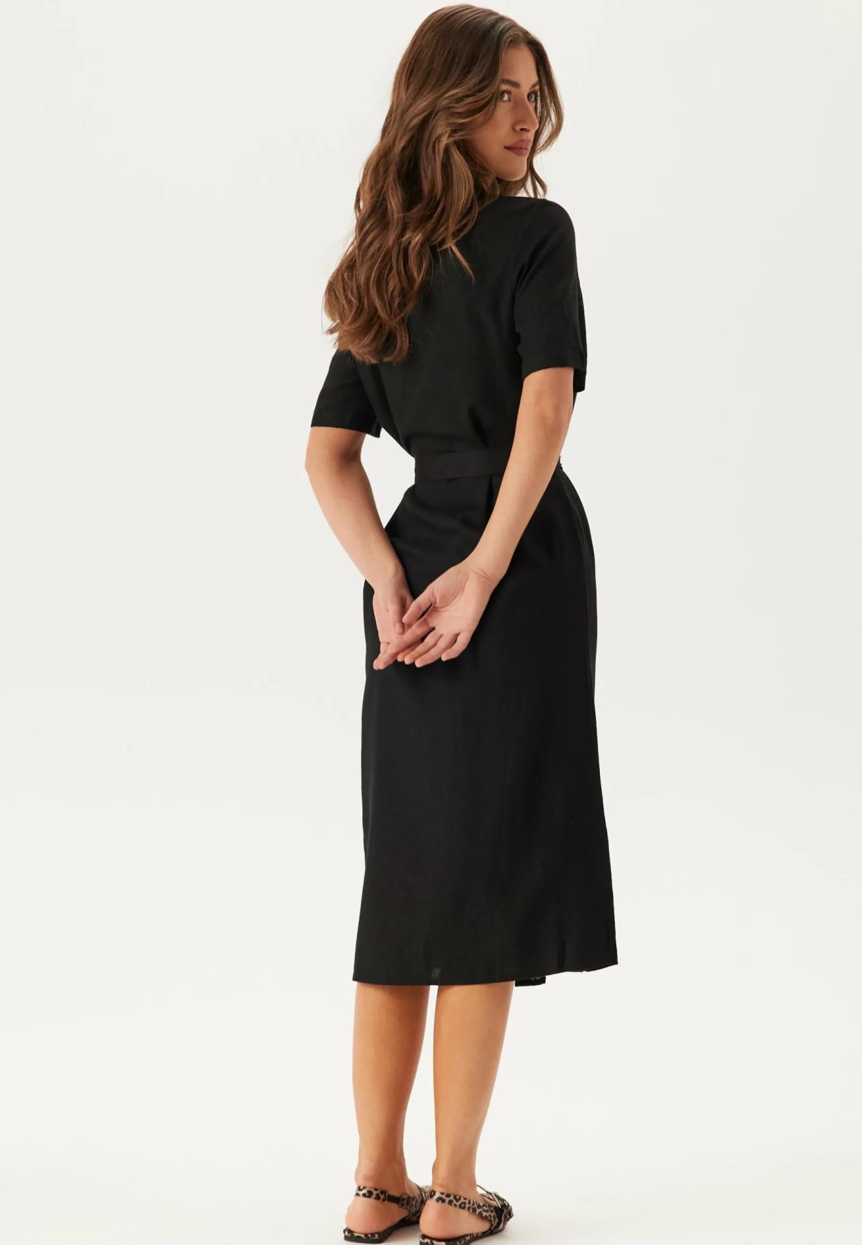 Pcpia 2/4 MIDI SHIRT DRESS