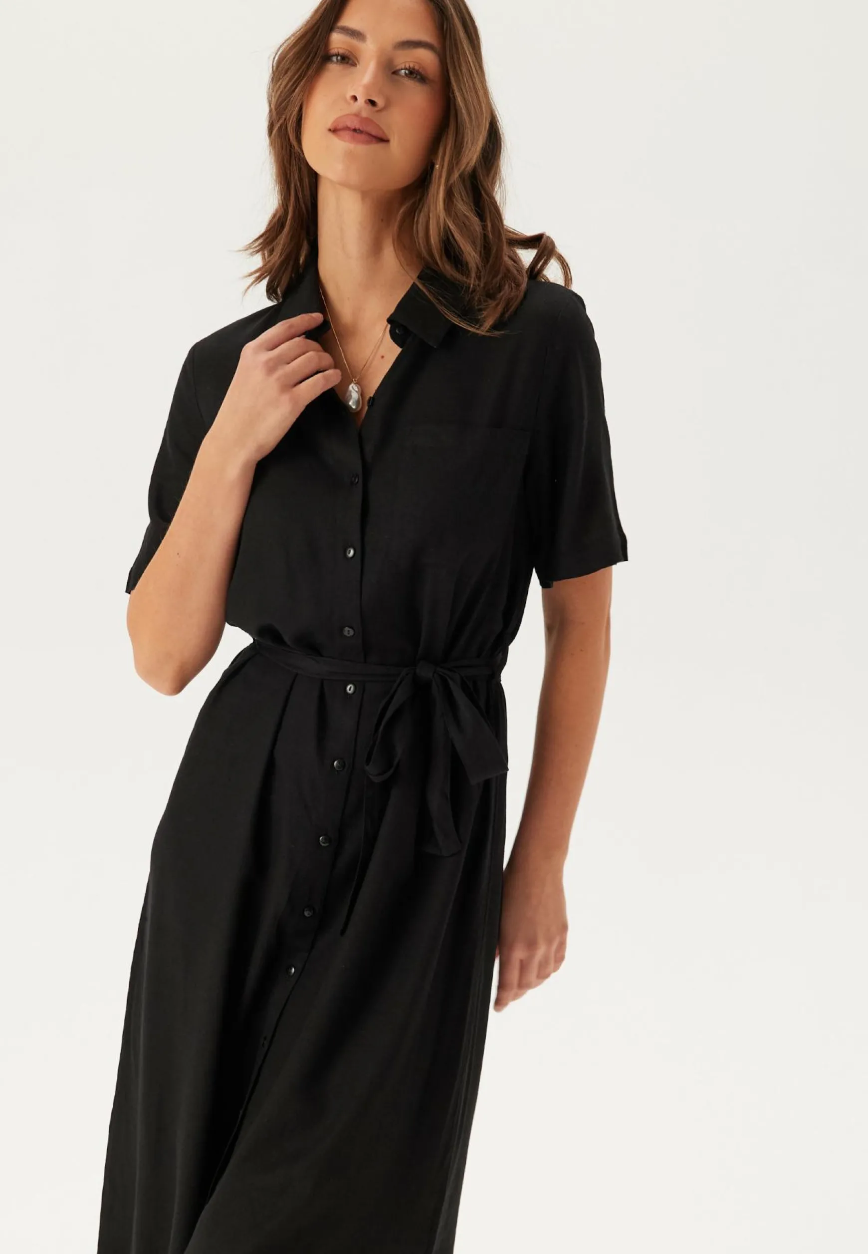 Pcpia 2/4 MIDI SHIRT DRESS
