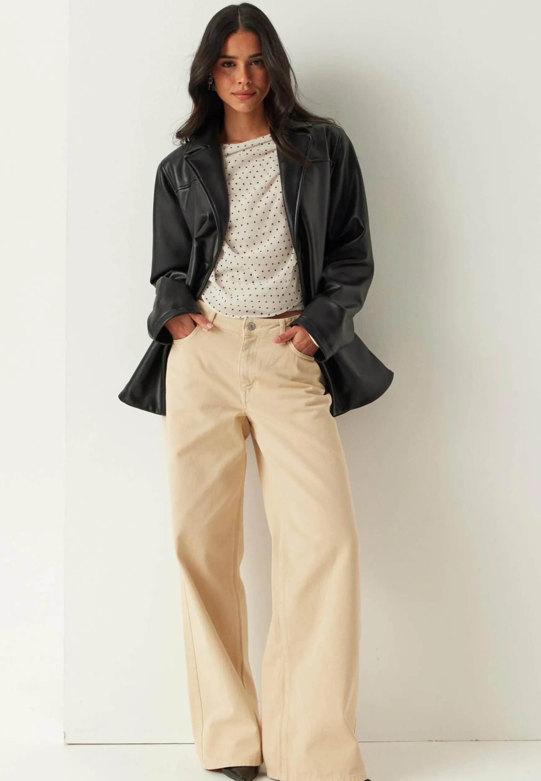 PU Blazer Jacket