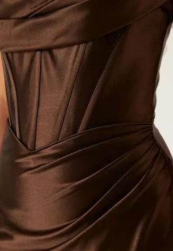 Satin Evening Dress