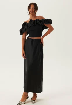 Satin Midaxi Skirt