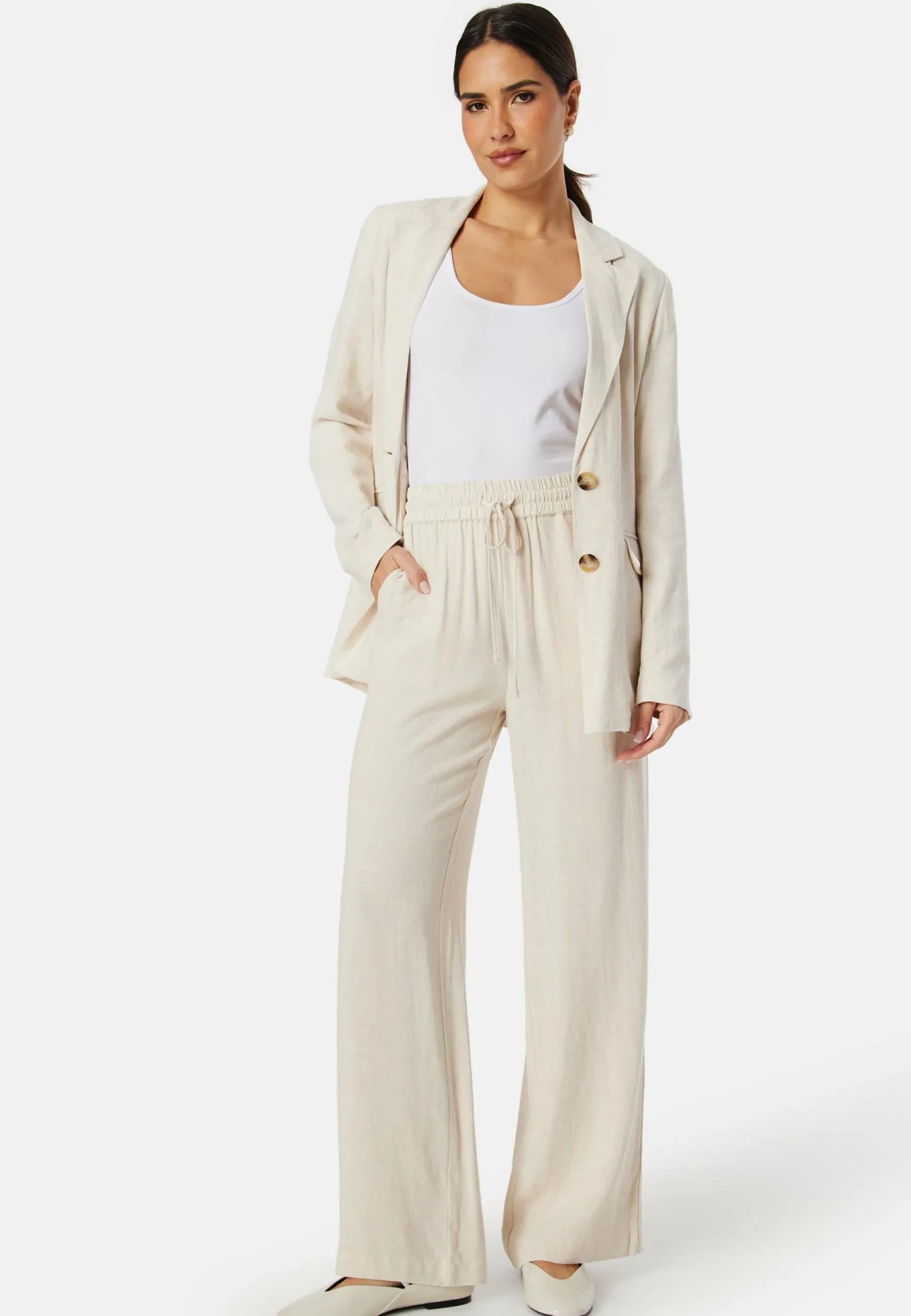 Sflviva-Gulia HW Linen Pant