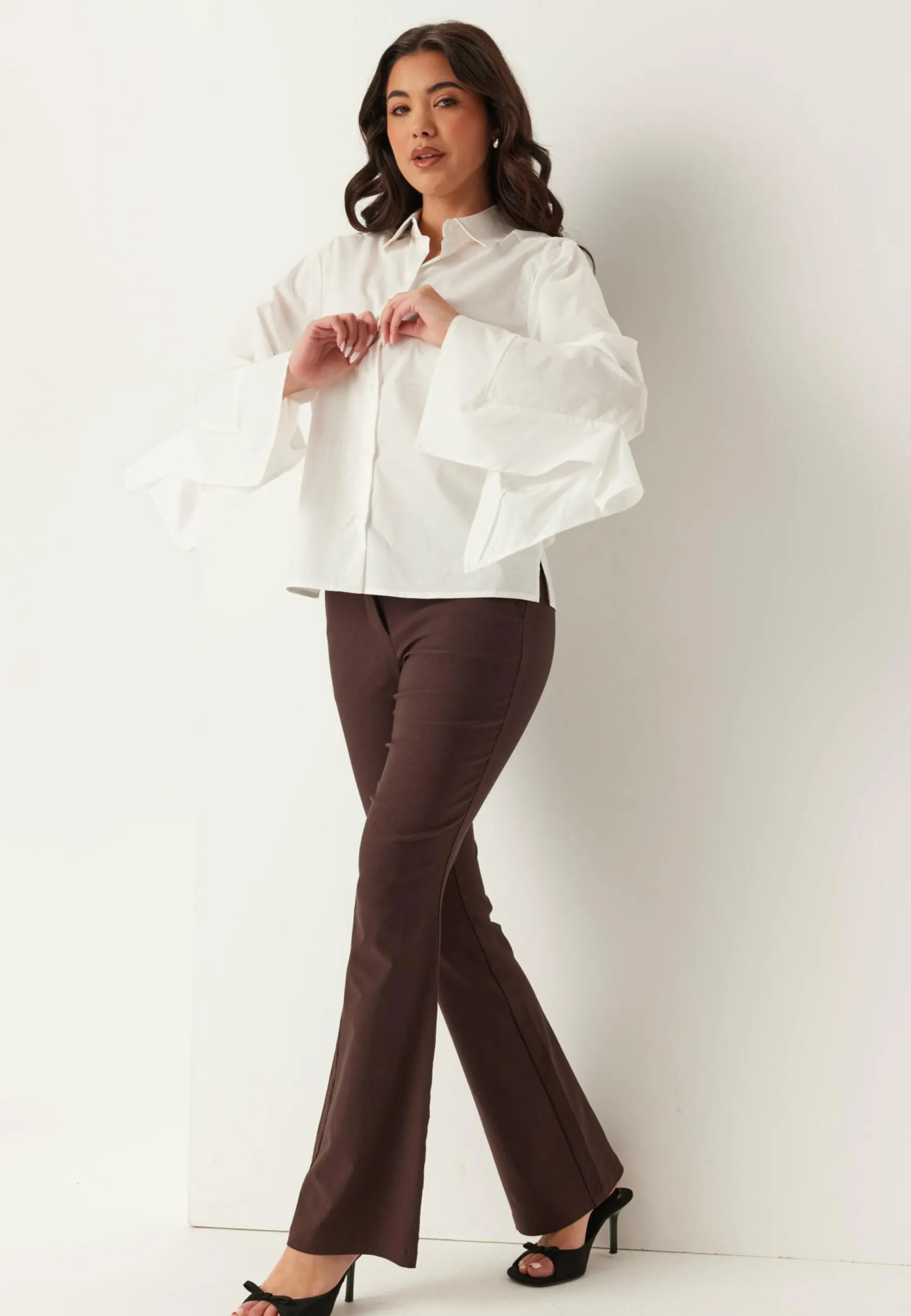 Slfdelia Relaxed Flounce Shirt